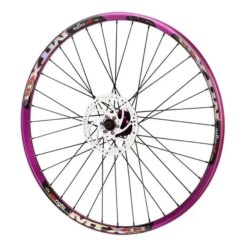 MTX Alloy Quick Release Naaf MTB Mountainbike Wielset - 26/27,5 Inch HG Freehub 120 POE Compatibel met 21/24 Versnellingen Cassette ​