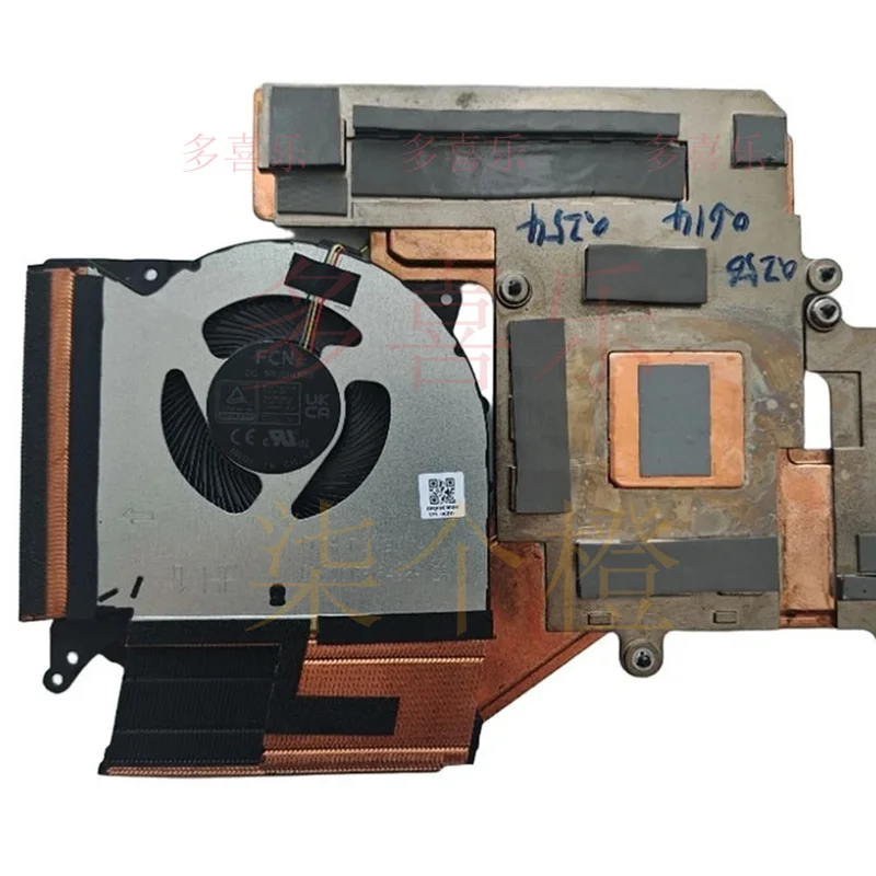 ZMZM 5H40S20787 레기온 프로7 16IRX8H 82WQ CPU GPU 팬 및 히트싱크용 열 모듈