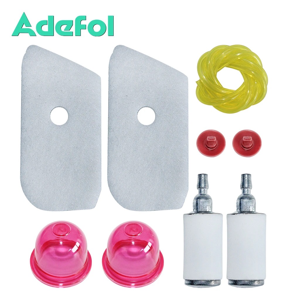 Linha de Filtro Combustível do ar Mangueira Primer Lâmpada Válvula Verificação Kit para Husqvarna 128c 128cd 128l 128ld 128ldx 128r 128rj Aparador de Grama Parte