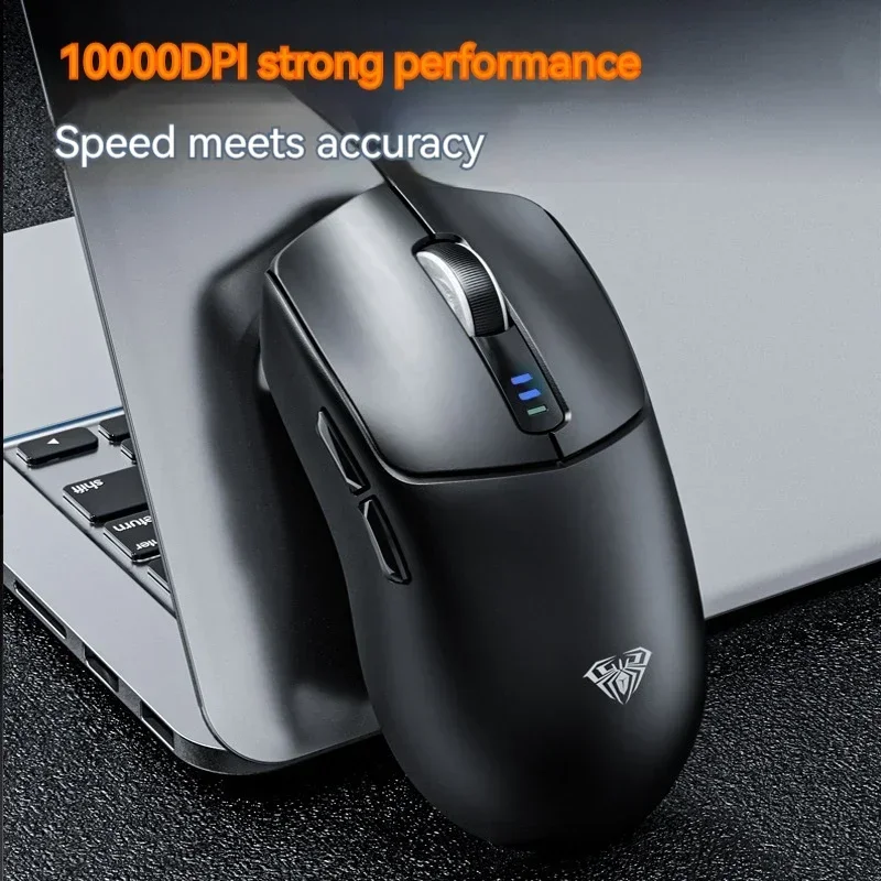 

Wireless Mouse Bluetooth 2.4g 6 Keys 10000DPI 2.4HZ Three-mode Wired Long-lasting E-sports Gaming Laptop Desktop Computer Mouse