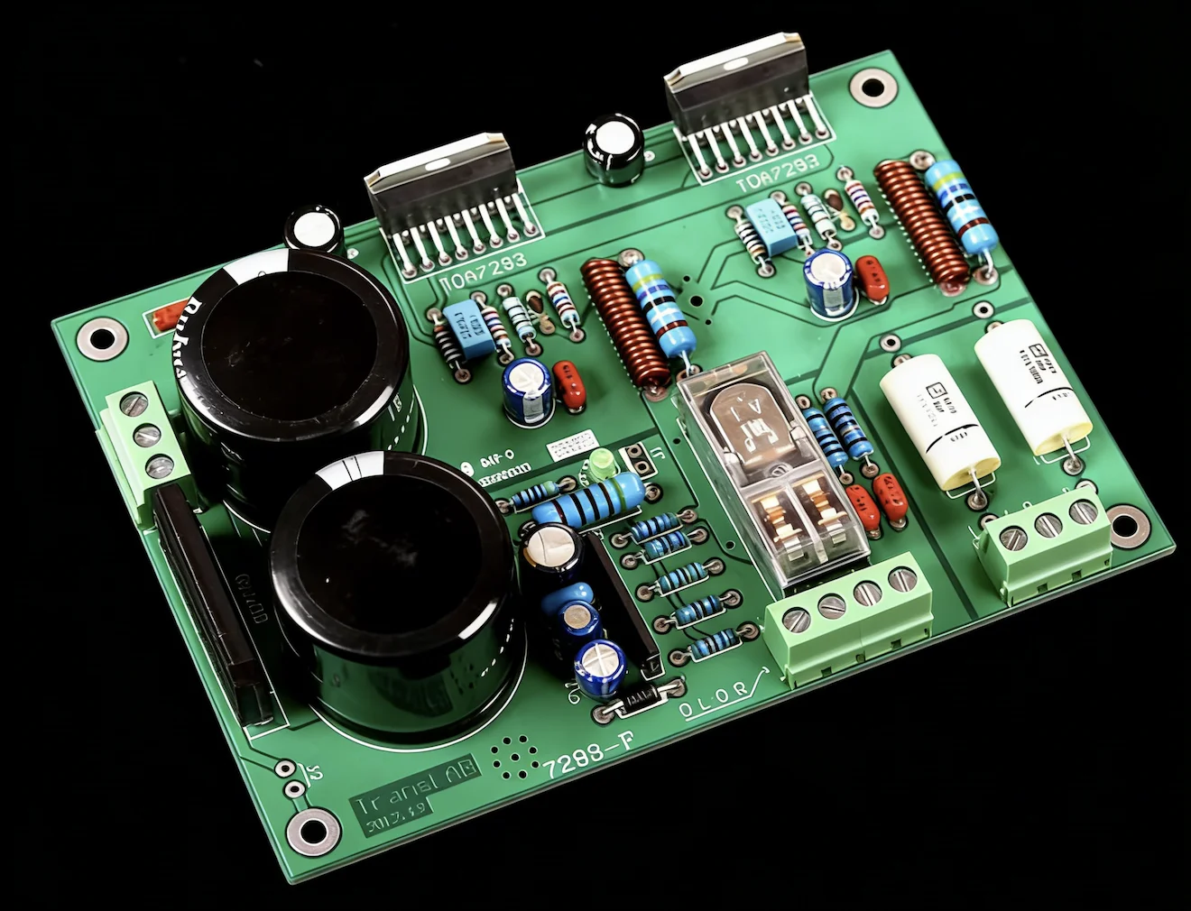 tda7293-hi-fi-デュアルチャンネル-mosfet-アンプボード-70w×2-電源とスピーカー保護機能付き