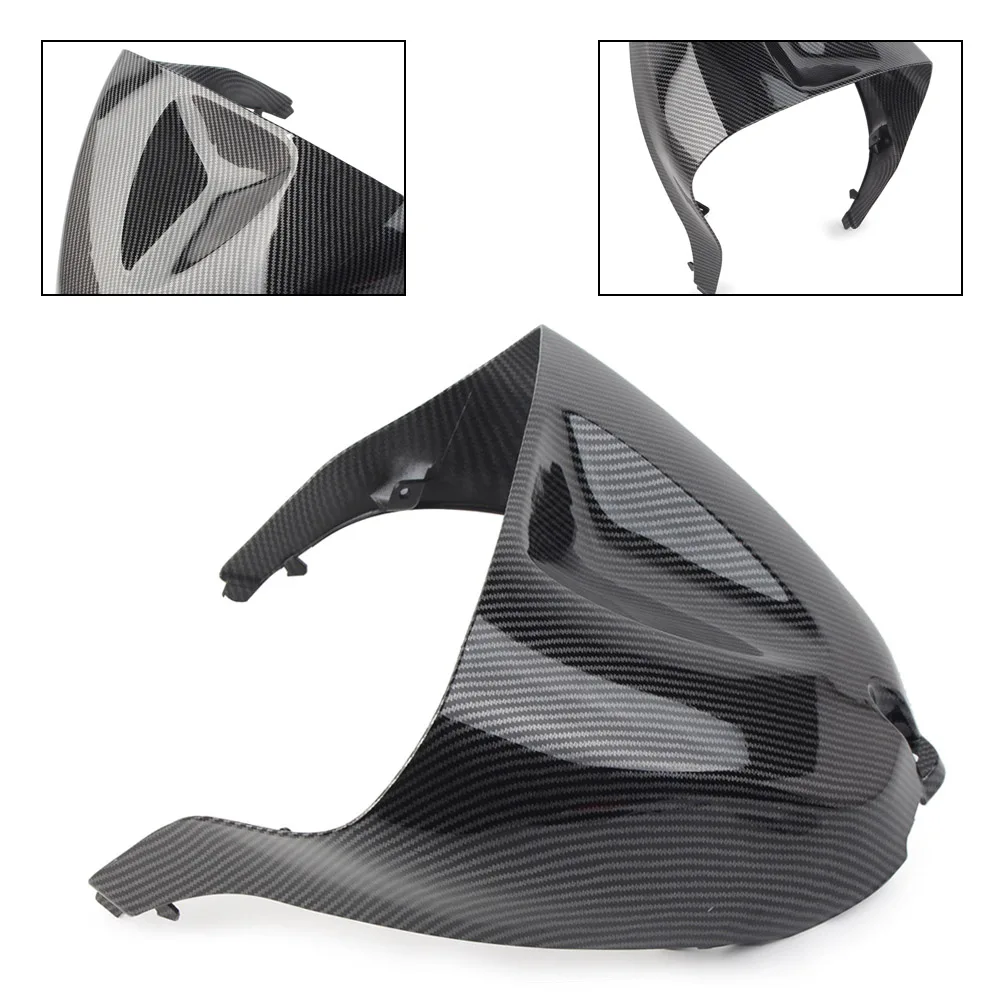 Motorcycle ABS Gas Tank Cover Fairing Cowl Protector For KAWASAKI Ninja ZX6R 2005 2006 ZX636 Carbon Fiber Pattern