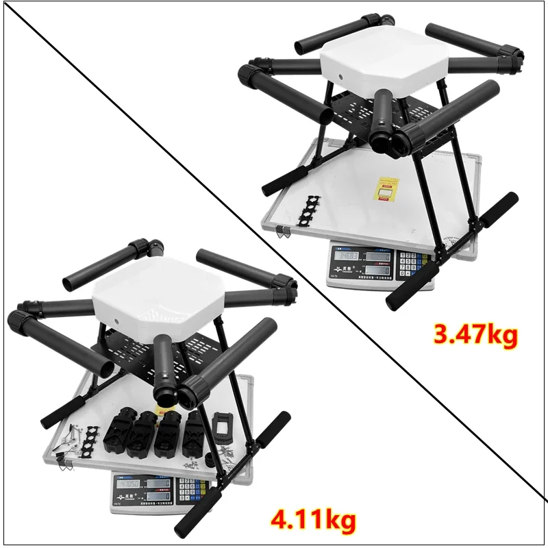 For X1400 Quadrotor UAV Folding Rack Agricultural Plant Protection Mapping Aircraft for Areal Photography