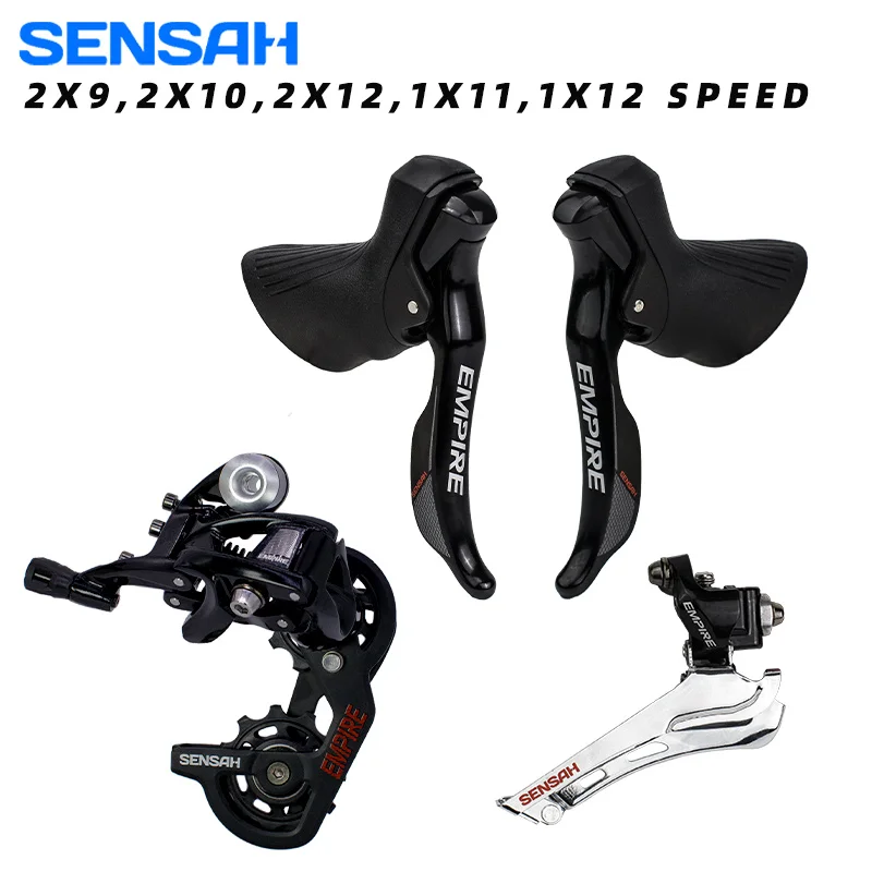 SENSAH Road Bike Kit 9 10 11 12 1x11 Speed EMPIRE PRO SRX PRO G12 with Shifter Front/Rear Derailleur for Bicycle New