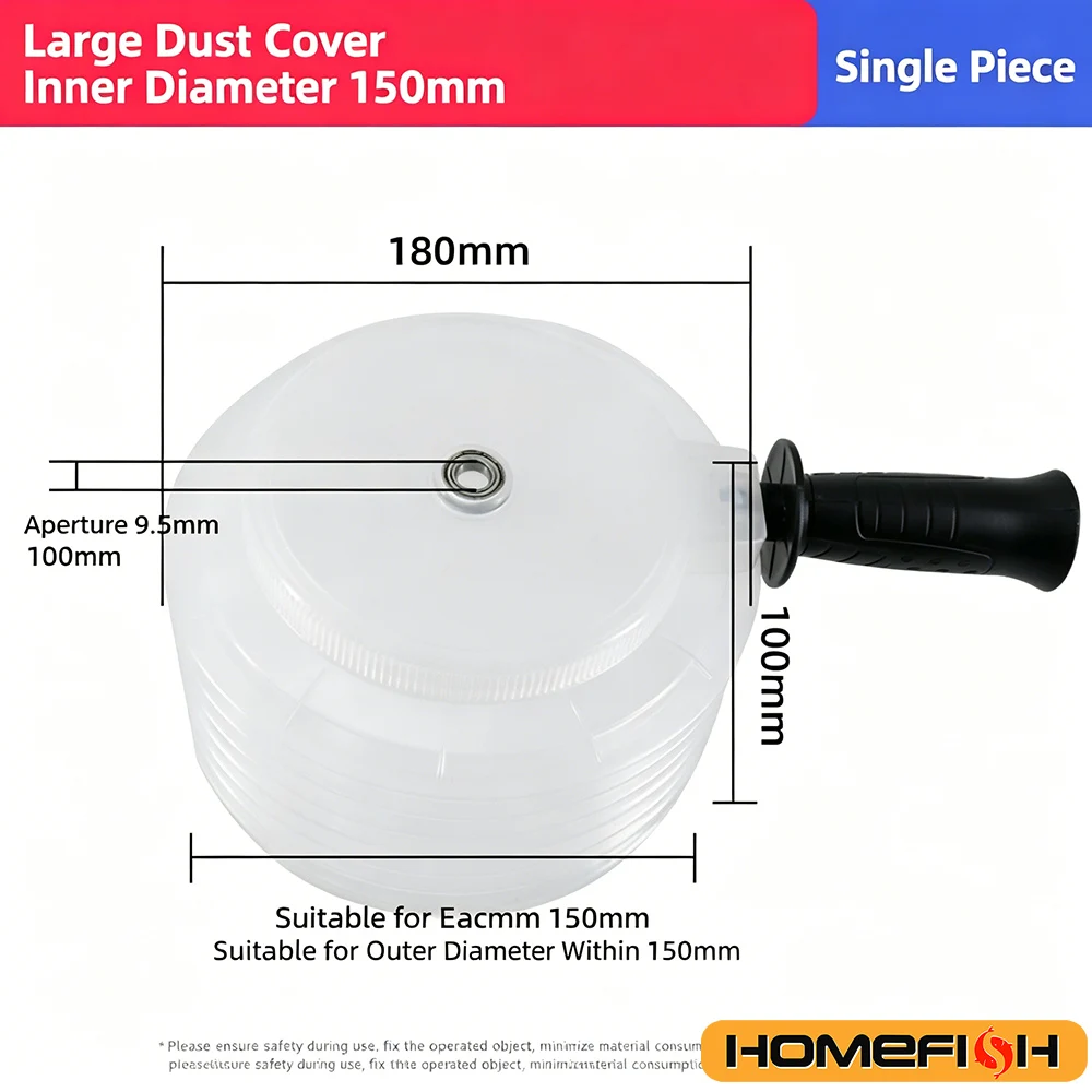 1PC Electric Hammer Drill Dust Collector Cover – Hole Opener Dustproof Cover for Hole Saw Drill Bit, Hand Tool