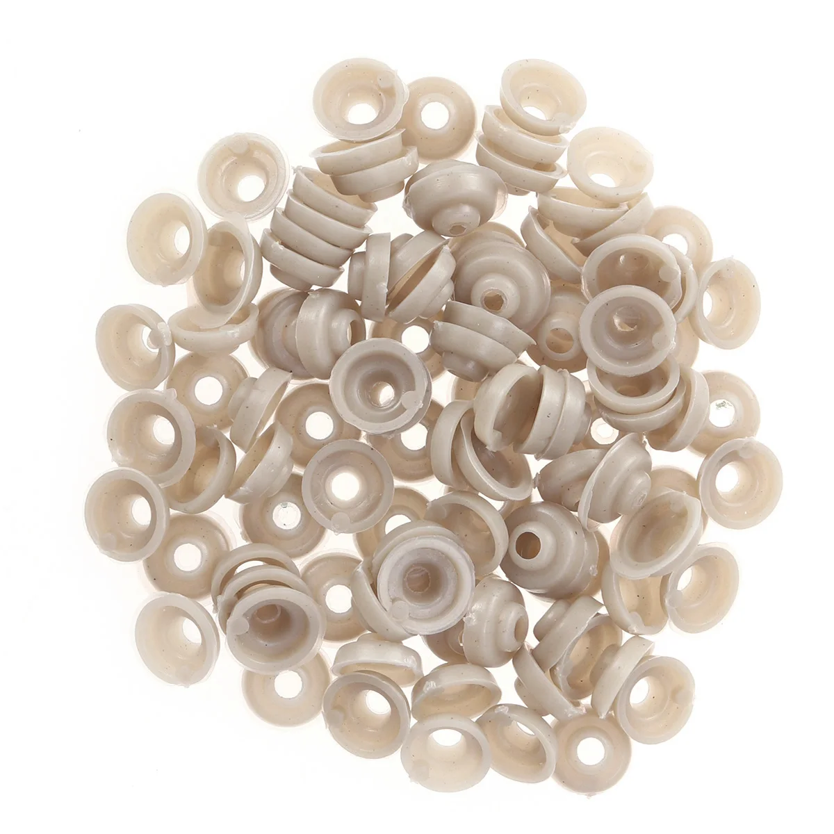 

100Pcs Plastic Eyes Set 8mm Colors with Washers for Bear Stuffed Animals Puppet Making Eyes and Gasket Set