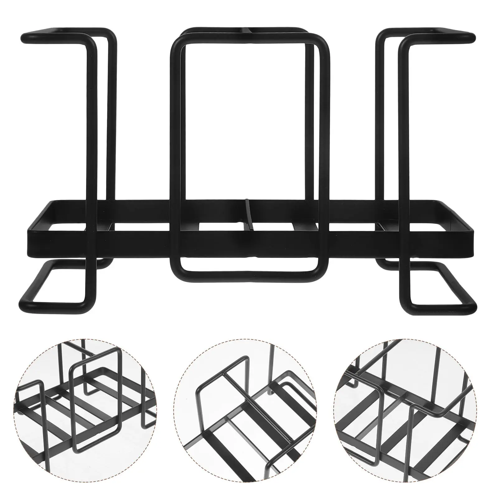 

Desktop Paper Cup Holder Dispenser Iron Heavy Duty Large Capacity Cup Rack for Coffee Shop Milk Tea Bar Home Tea Room Countertop