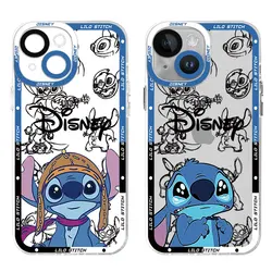 Funda de teléfono Disney Stitch The Baby para iPhone 14 Plus, XR, X, 13 Pro Max, 12 Mini, 11 Pro, XS Max, 7, 8 Plus, 15