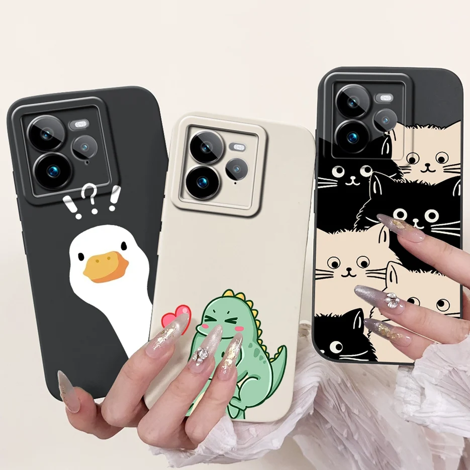 Etui na Realme GT7 Pro 5G RMX5010 Śliczne Modne Kreskówkowe Miękkie TPU Etui na Telefon Realme GT 7 GT7 T GT7T…