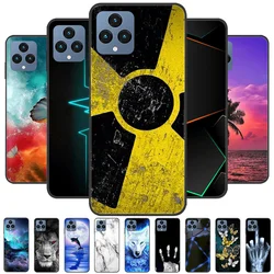 Cute Case For T-Mobile REVVL 6 Capa T Phone 5G TMAF025G Soft Silicone TPU Phone Back Cover For T-Mobile REVVL 6x Bumper Fundas