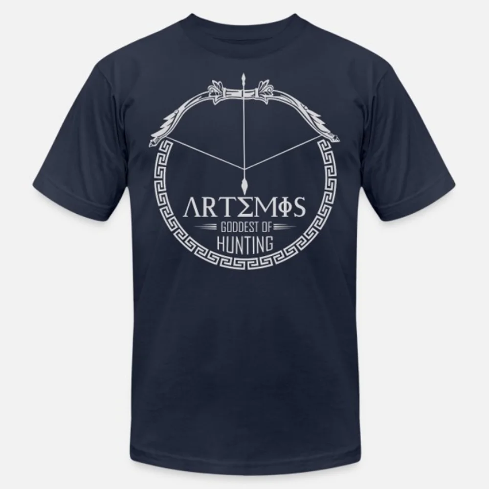 Artemis God, Greek Goddest of Hunting T-Shirt 100% Cotton O-Neck Short Sleeve Summer Casual Mens T-shirt Size S-3XL
