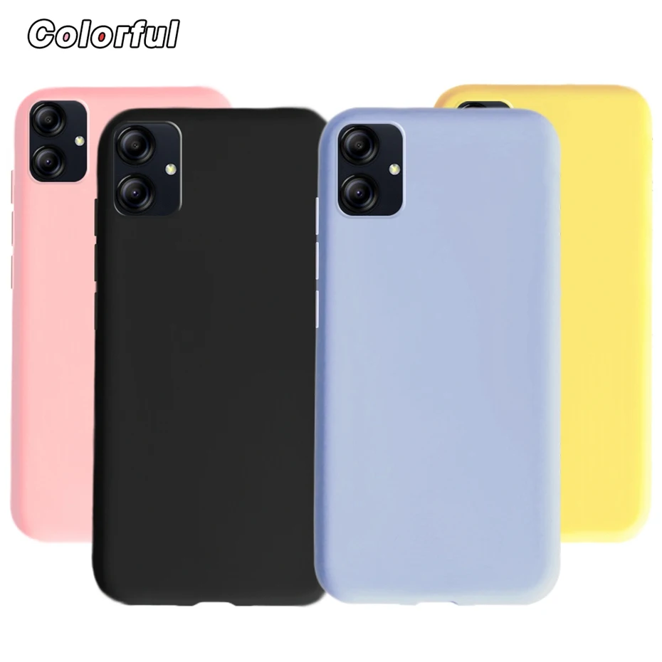 Liquid Silicone Phone Case For Samsung Galaxy A04e A04 A04s A54 2022 Soft TPU Shockproof Cover Bumper For Samsung A04 A 04 04e