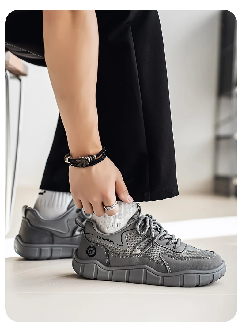 Herrenschuhe mit breiter Zehenbox, leichte Outdoor-Laufschuhe, rutschfeste, weiche, modische Herrenschuhe – Detail 17