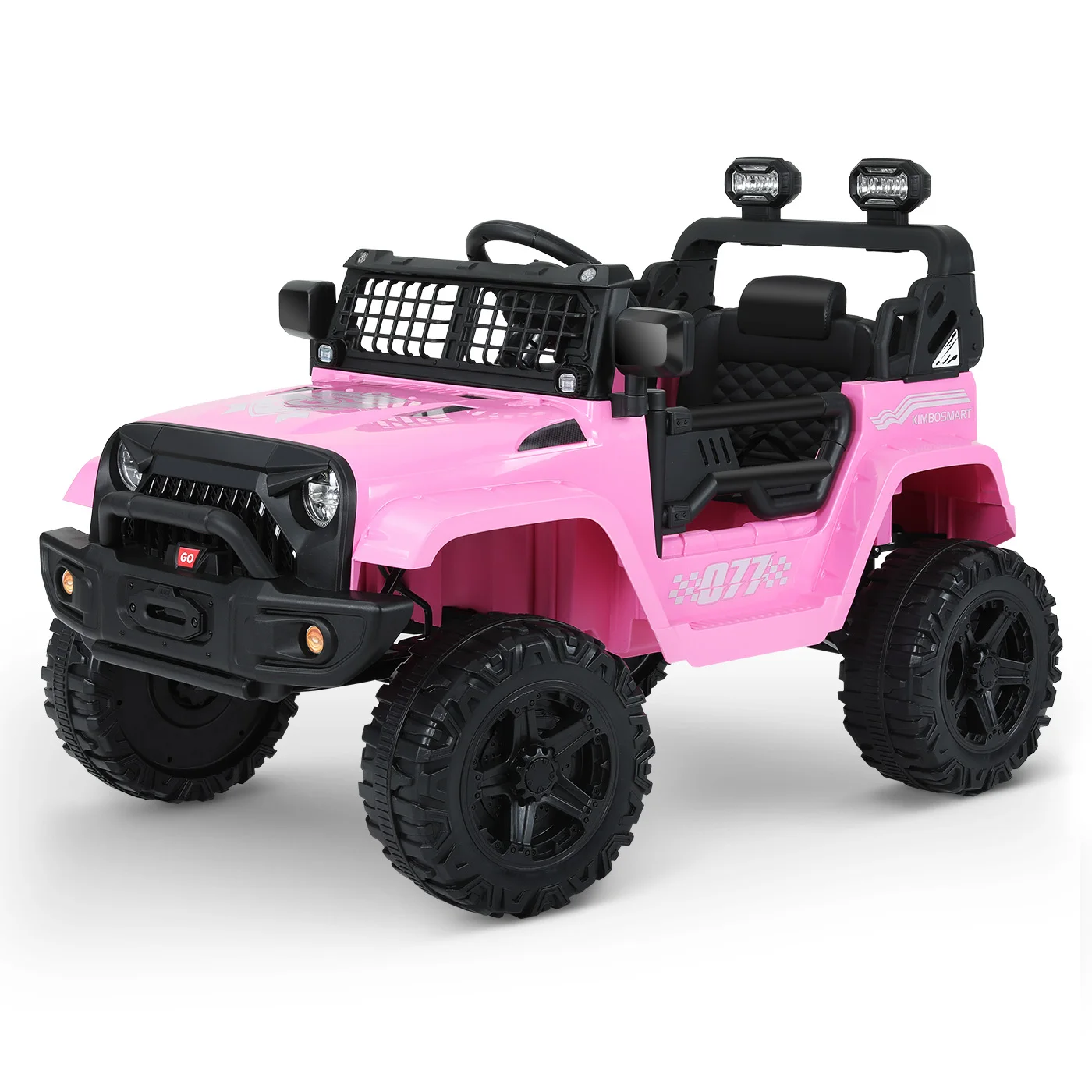 12V Battery Powered RC Cars Single Off Road 3 in 1 Electric Riding Toy 3 Speed Adjustable with LED Lights Remote Control Toy Car