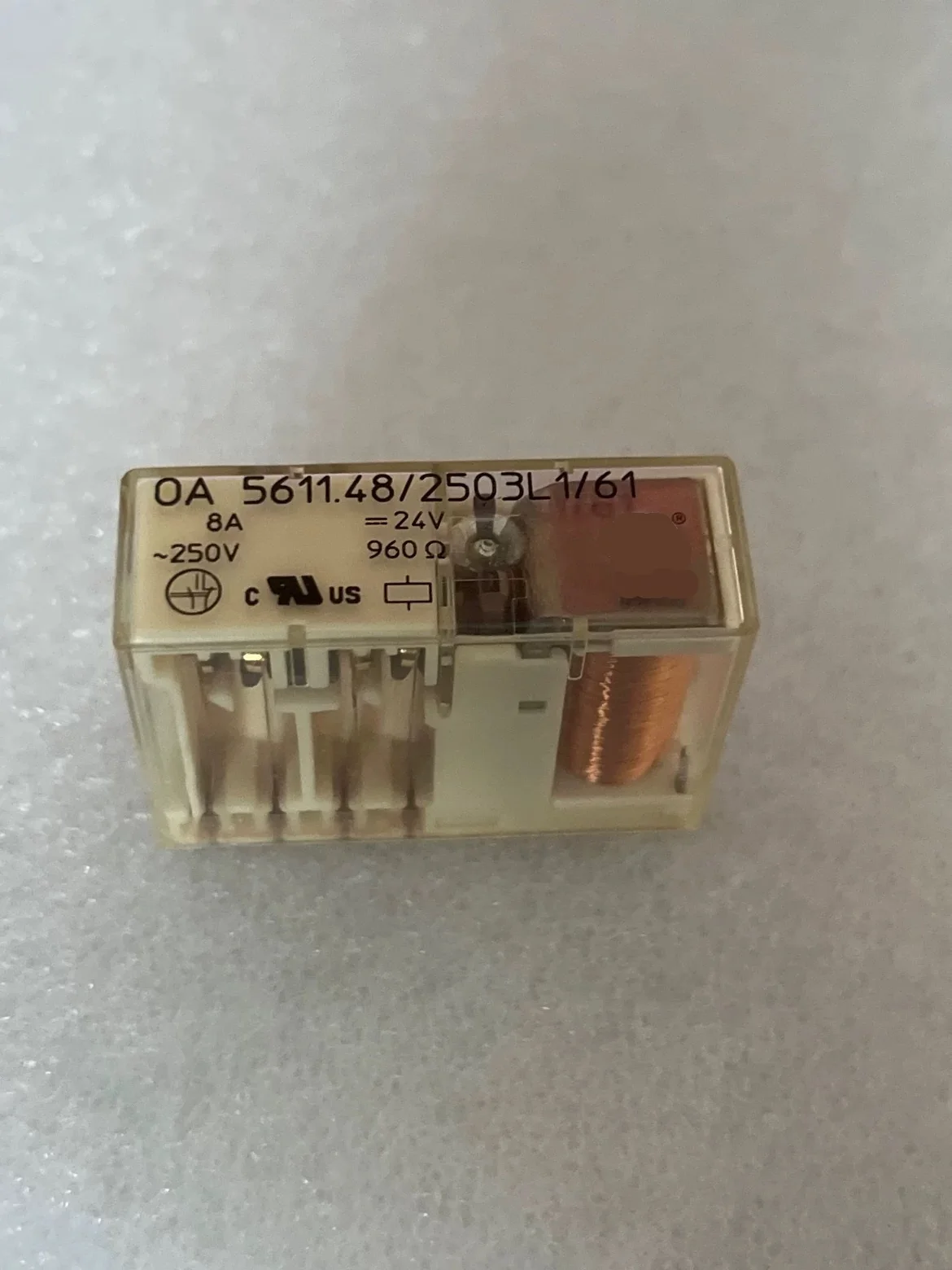 1pcs 100% original Disassembly genuine relay:OA 5611.48/2503L1/61 24V  safety relay Disassemble and test well