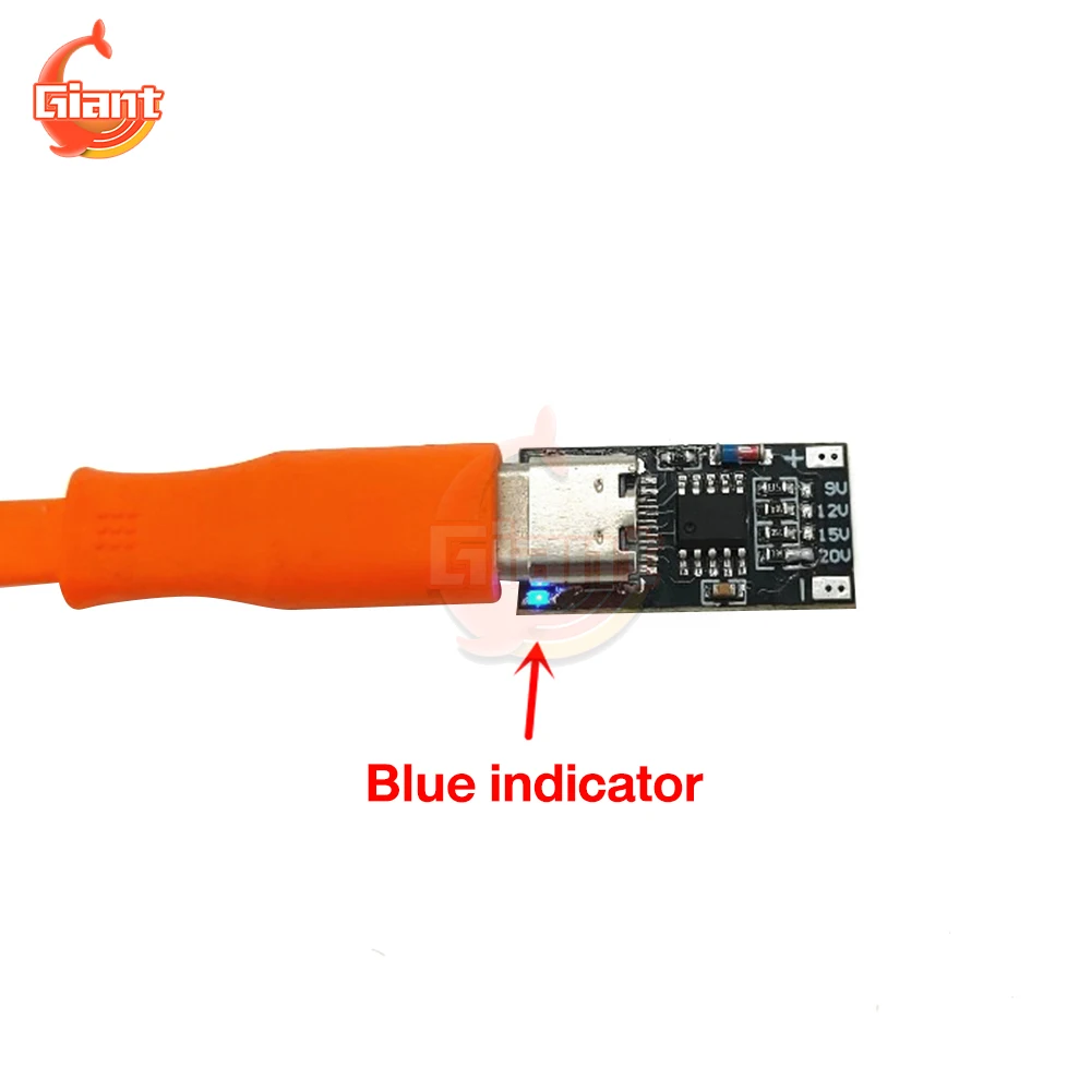 PD/QC 2.0 3.0 napięcie prądu stałego wyzwalacz szybkiego ładowania 9V 12V 20V moduł USB regulowana moc płyta konwertera ładowania typu C