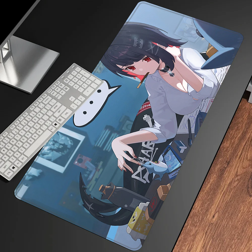 Zenless Zone Zero Ellen Joe Mousepad HD Printing Computer Gamers Locking Edge Non-slip Mouse Pad XXL90x40cm Keyboard PC Desk Pad