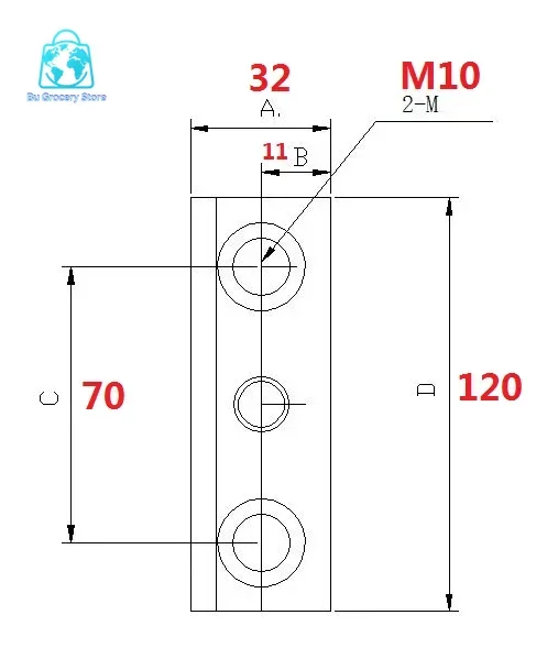 CNC lathe wedge block 235 turret outer circular cutter pressure oblique block locking pad block
