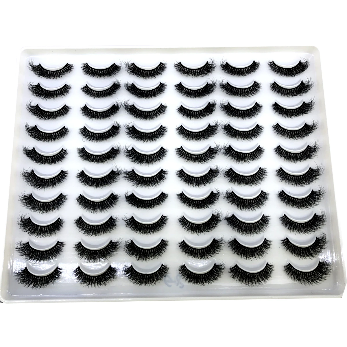 30 Paar Flauschige Lange 3D Nerz-Wimpernverlängerungen Weiche Nerz-Wimpern für Schönheit – Detail 38