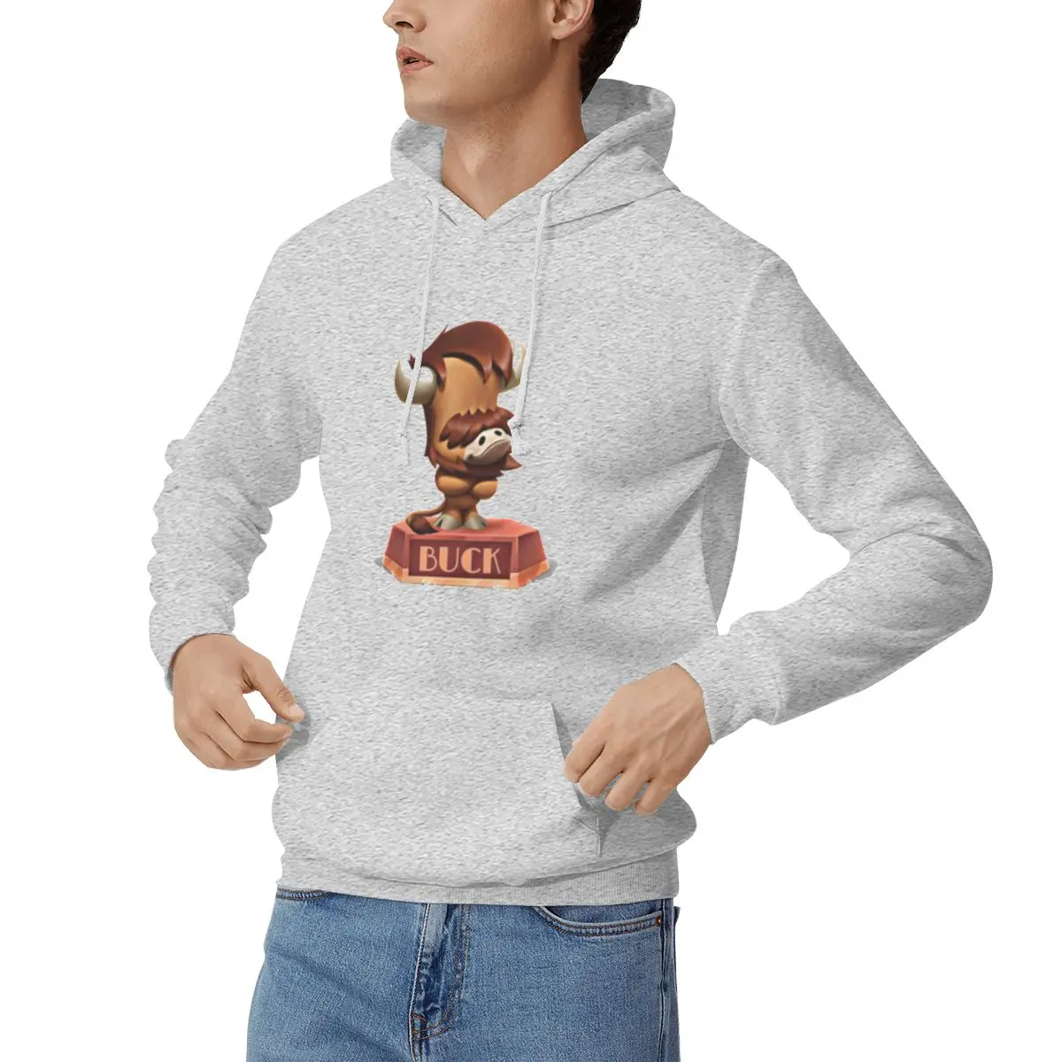 Buck Zooba Battle Arena Royale Characters Hoodies Mens Women Casual Pullover Sweatshirt Hip Hop Long Sleeve Hooded Autumn Winter