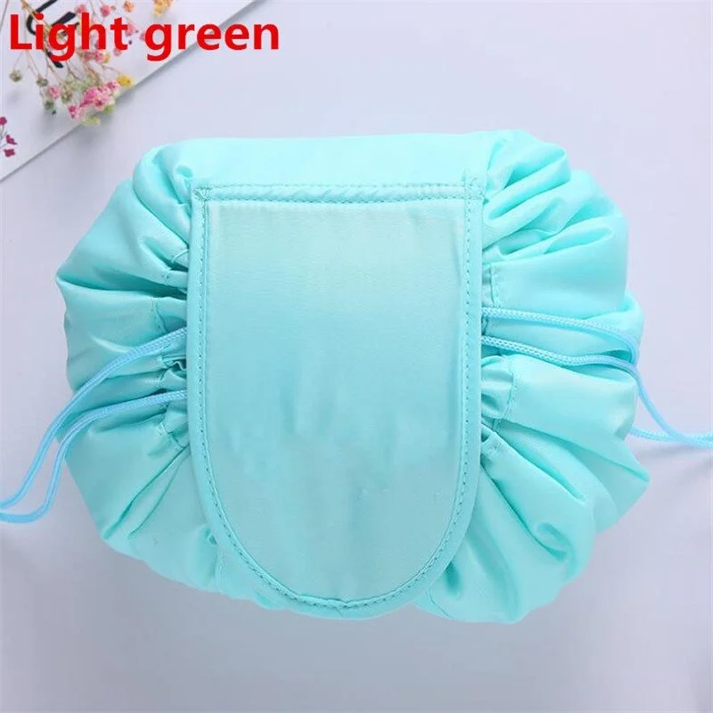 Women Drawstring Cosmetic Bag Travel Makeup Organizer Storage Bag