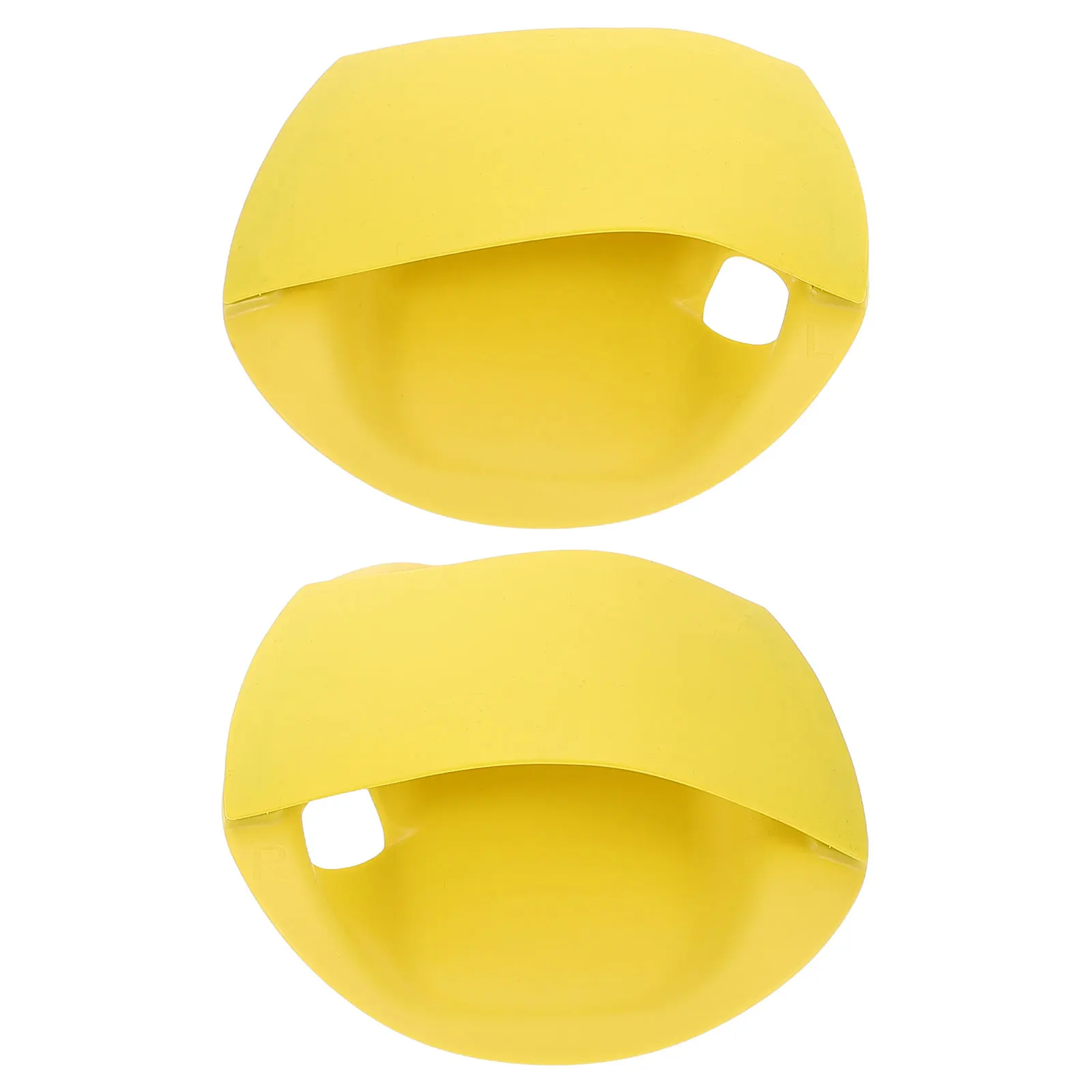 

2pcs Silicone Swimming Hand Paddles For Teens Ergonomic Reusable Swim Training Gear Boost Speed Efficiency - Youth Hand