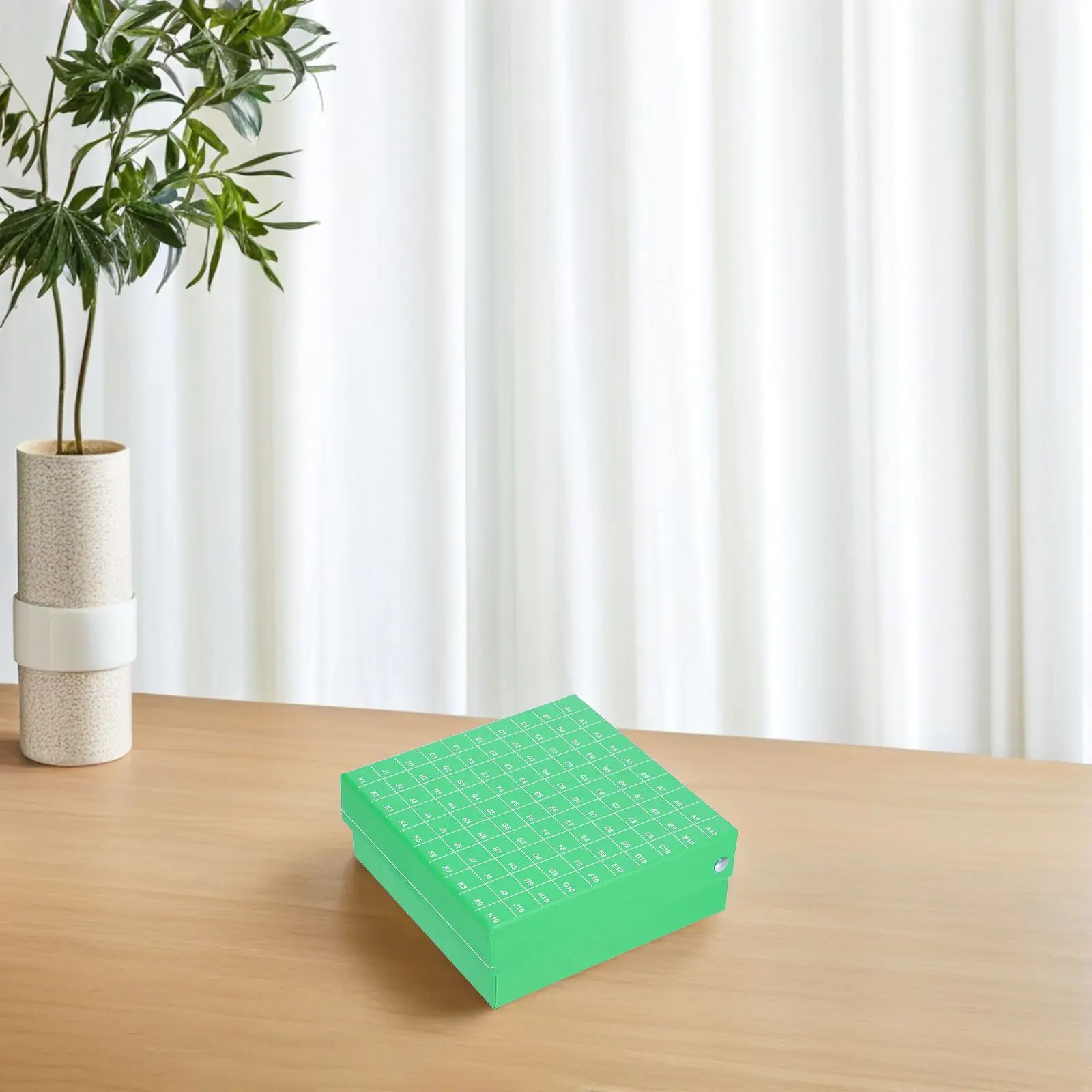 100 Well Waterproof Fliptop Cell Freezing Box Microtube Storage Cryobox Test Tube Paper Freezer Lab Container For