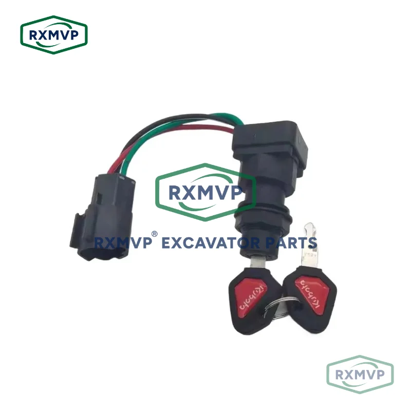 For Komatsu PC RC461-53962 Ignition Switch Fits Excavator KX016 KX033 KX040 U15 U30 U48 U55 Diesel Engine Parts