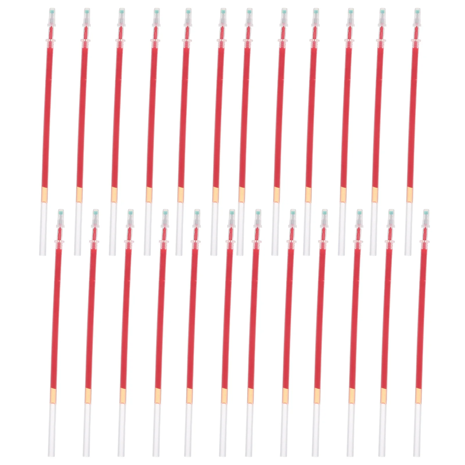 

300 шт. красные стержни для гелевых ручек 0,5 мм с тонким наконечником, гладкие письменные стержни для офисной бизнес-подписи, сменные стержни для гелевых ручек