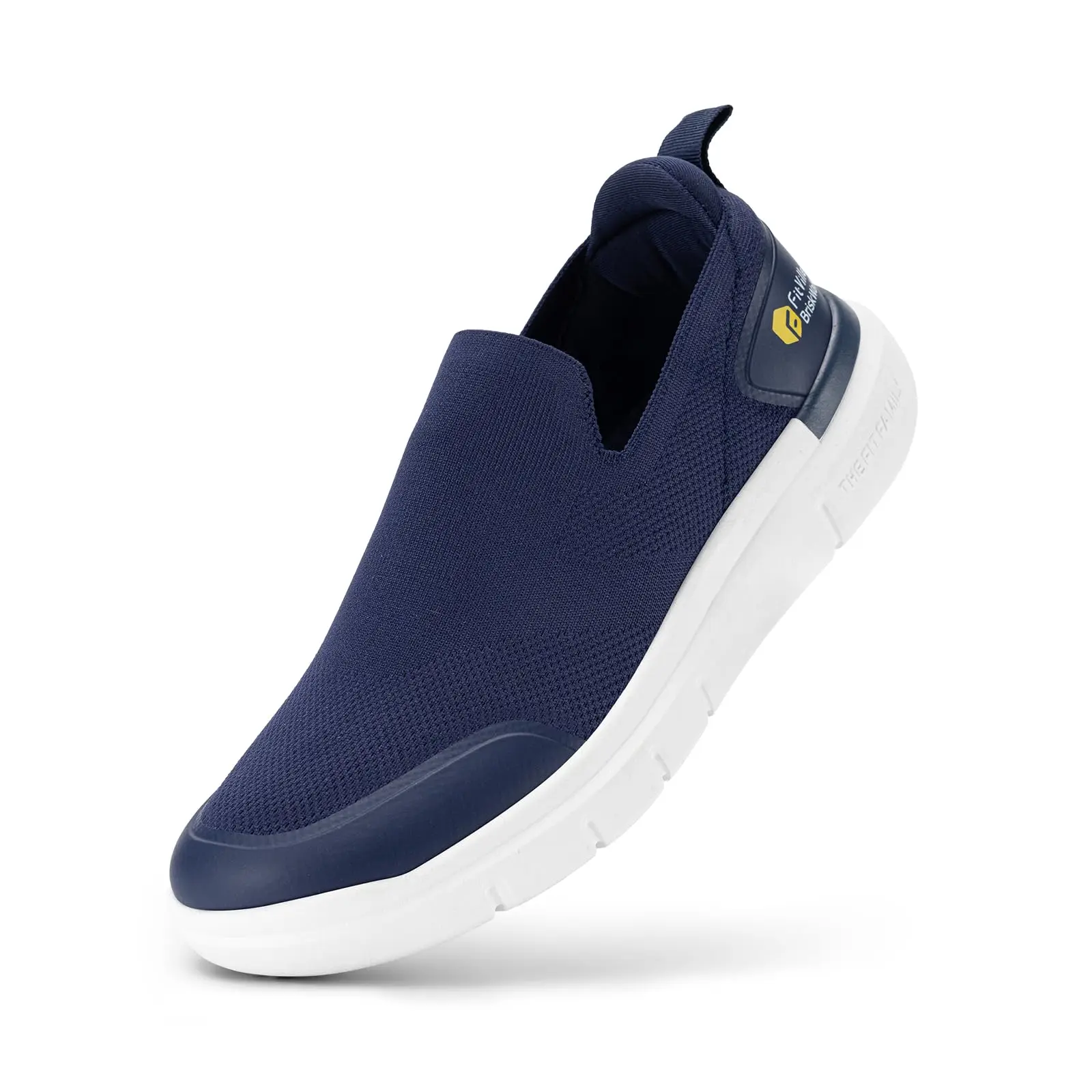 FitVille Walking Shoes For Men Wide Width Slip On Shoe Comfortable Lightweight Orthopedic For Swollen Feet Foot Pain Relief
