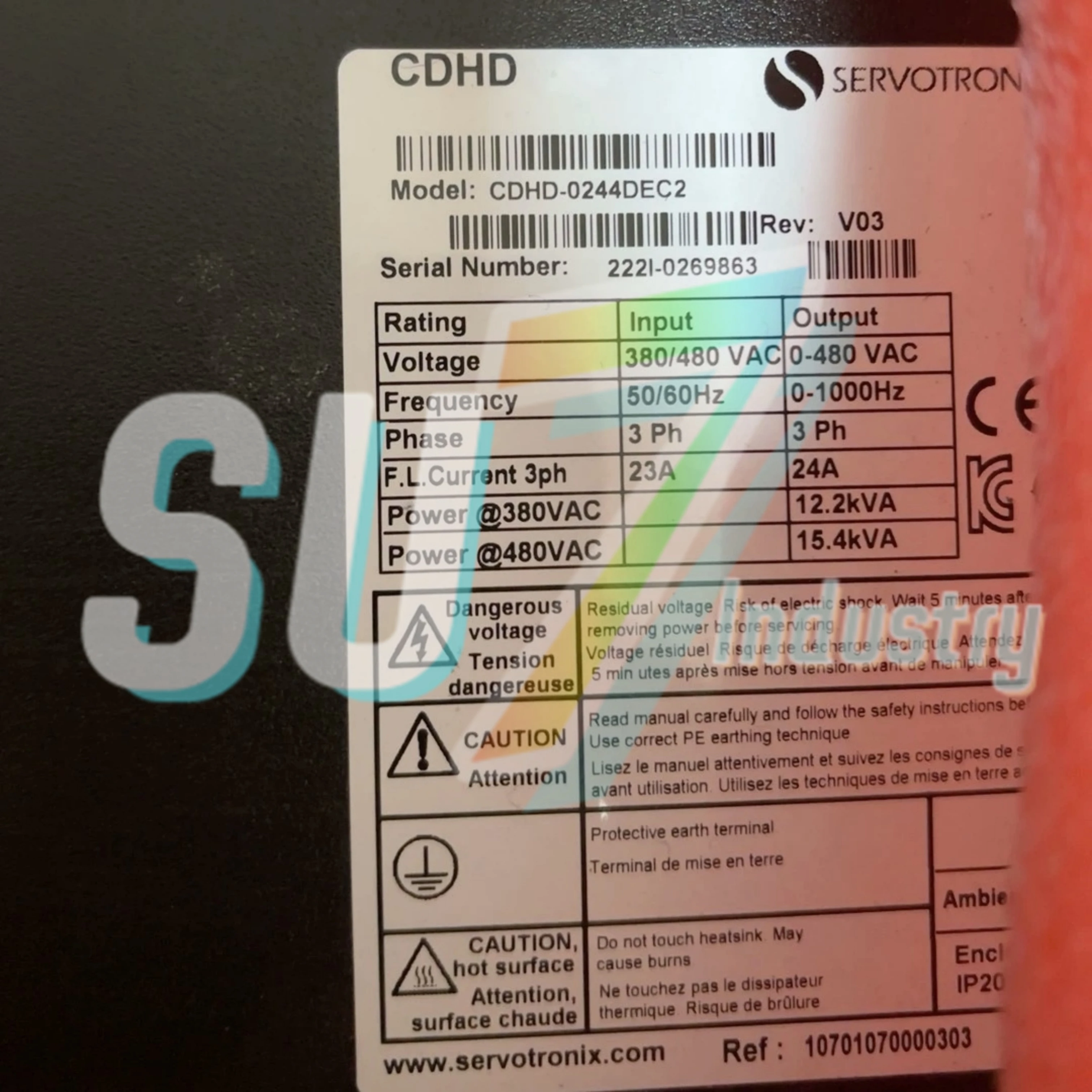 CDHD-0244DEC2 CDHD-0304DEC2 서보 드라이버 창고에 새 제품