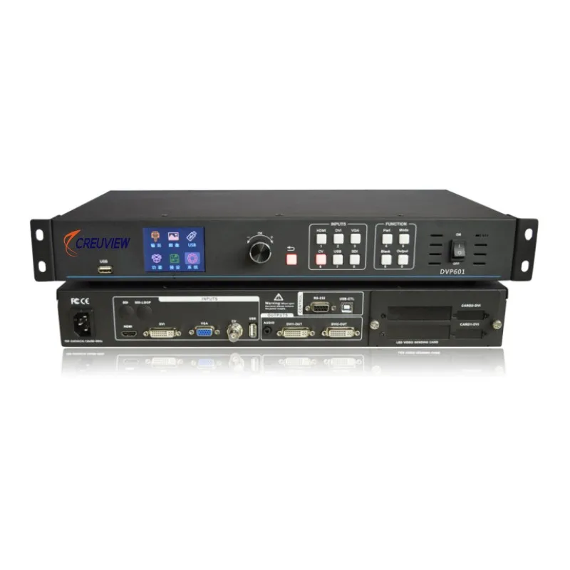 

LED display screen video processor DVP601 support linsn ts802d novastar msd300 colorlight s2 led sending card
