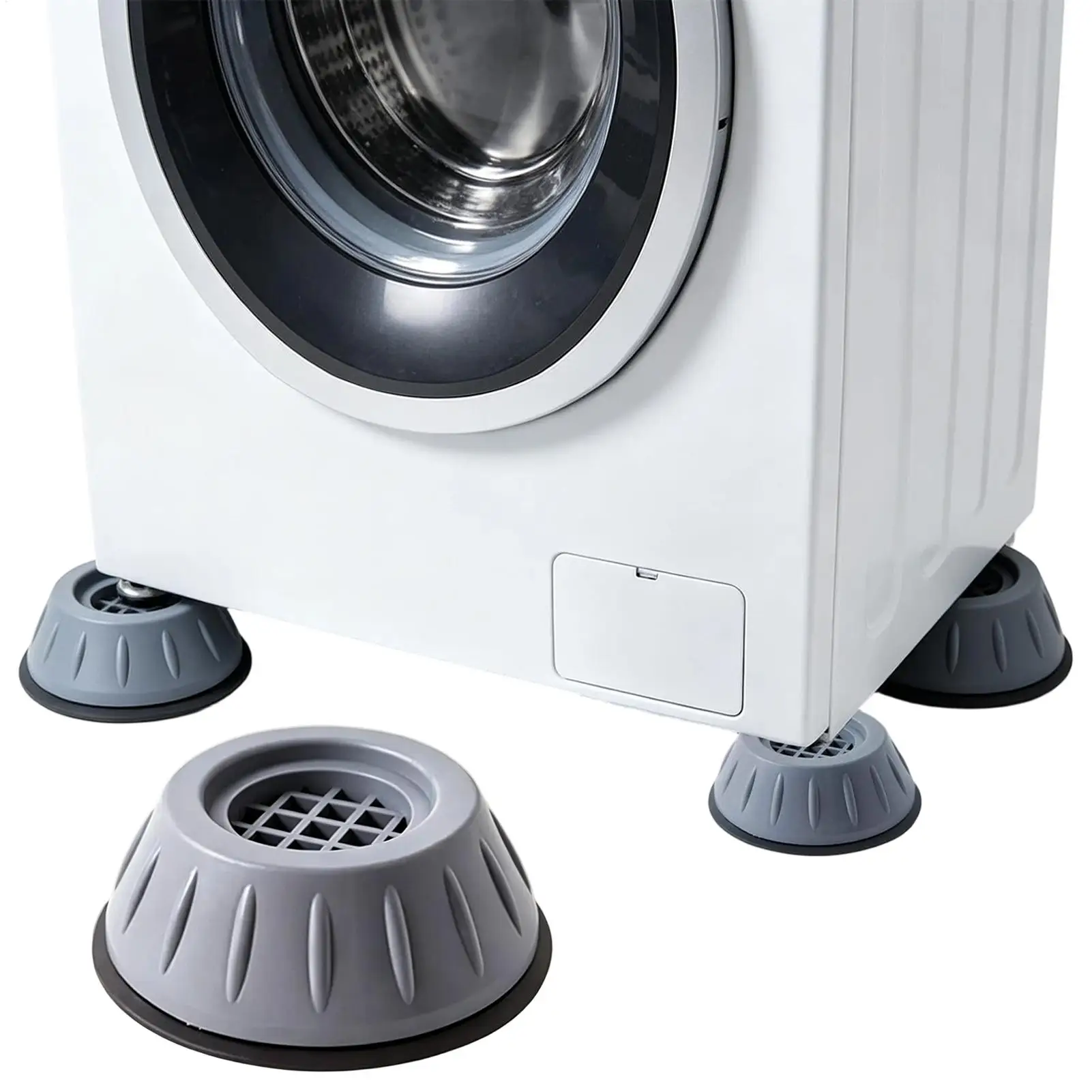Washing Machine Anti Vibration Pads 4 Pieces Noise Cancelling Feet Mat Washing Machine Shock Absorbing Pads for Dryer