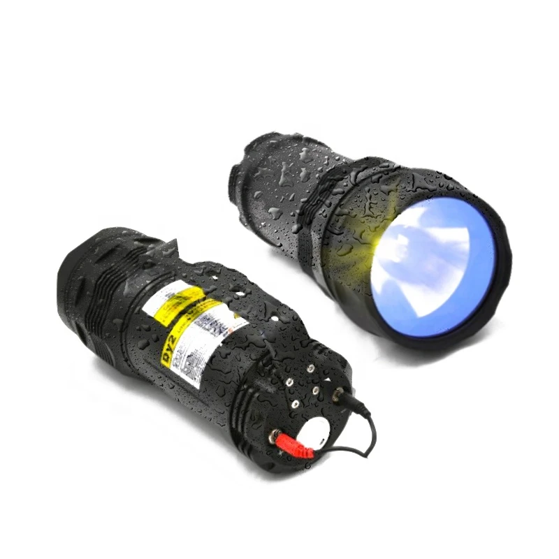 Diving Torch Led Light Scuba Dive Underwater Flashlight 6600mAh Battery