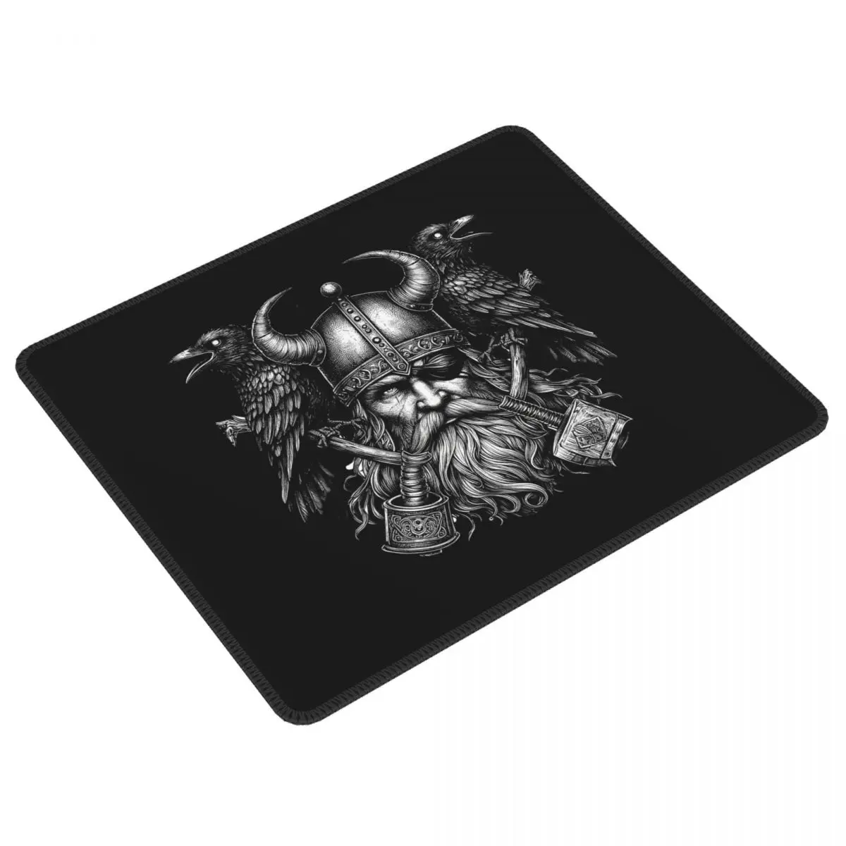 

Multi-size Mouse Pad Odin Vikings Viking Legend Norse Mythology Rune Gamer PC Laptop Mats Keyboard Desk Mat