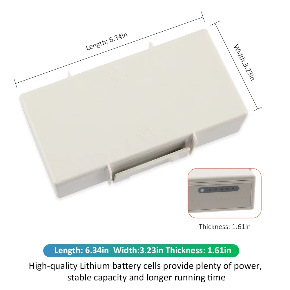 ETESBAY M3538A Batterij Voor Heartstart MRx Monitor/Defibrillator Batterij M3538A M3535-60992 M3535A M3536A
