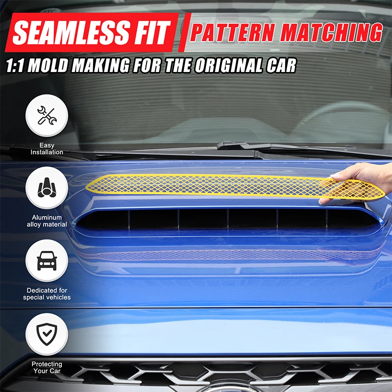 

For Subaru WRX Levorg 2022-2025 stainless steel car hood air intake protection net insect-proof grille car accessories