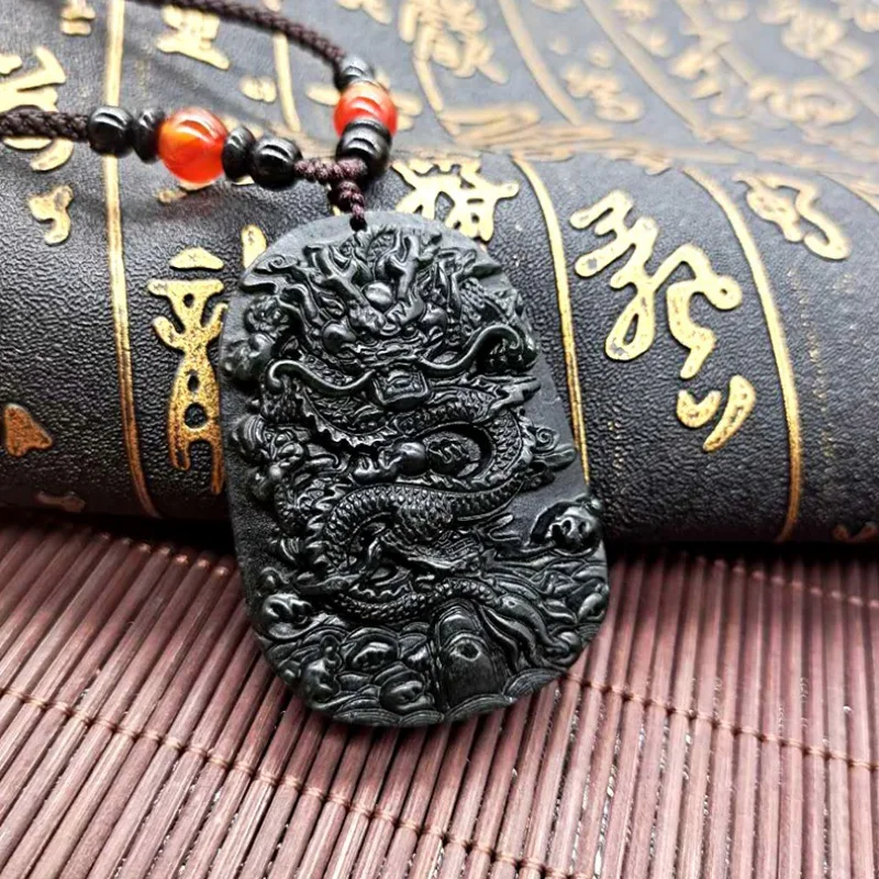 Hetian Jade Dragon World Pendant Jade Pendant Dragon Pendant Moyu Jade Factory Wholesale