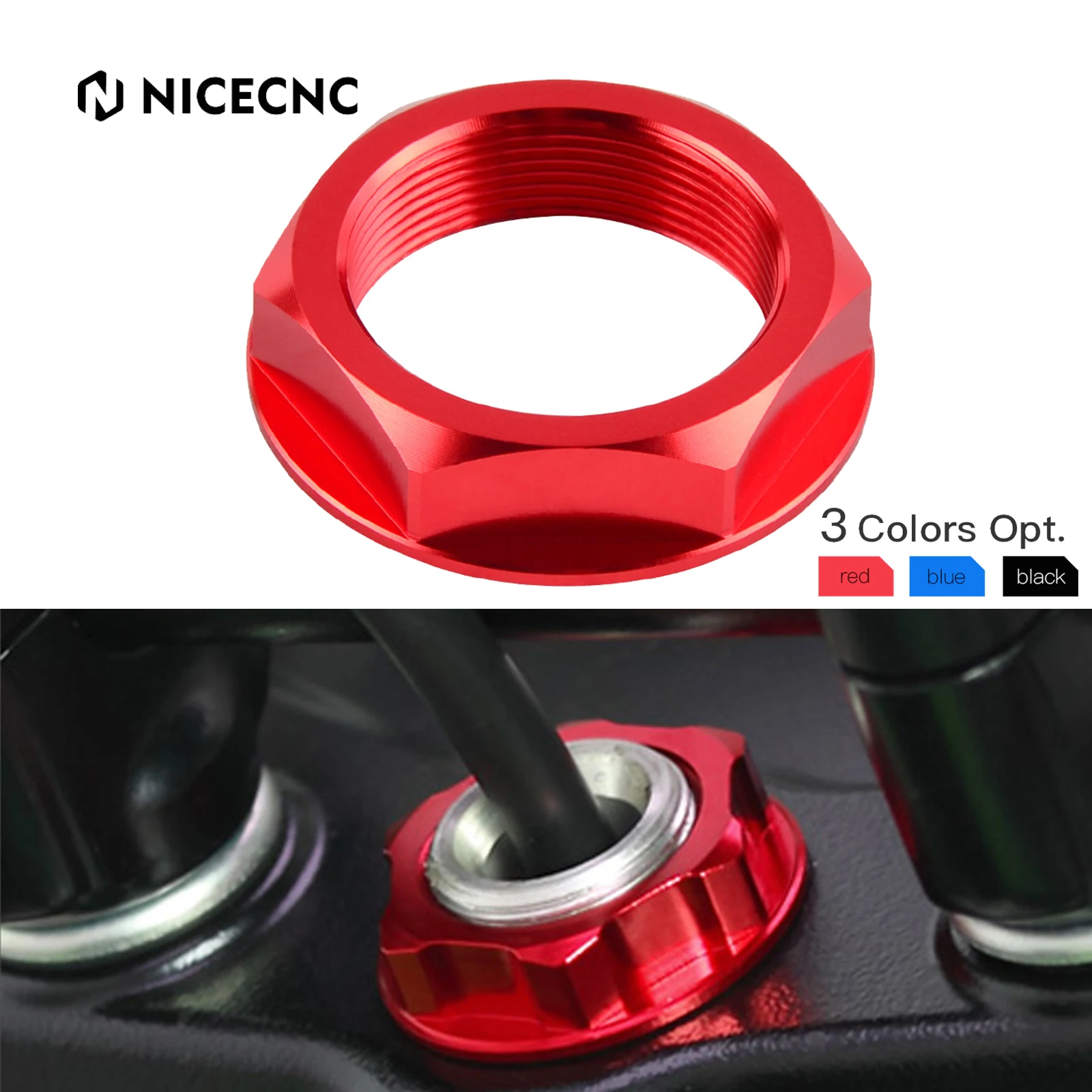 

Для Honda CRF250R CRF450R 2004-2020 CRF250RX CRF450RX 2019-2020 CR 125R 250R 2001-2007 CRF 250X 450X гайка штока рулевого управления болт