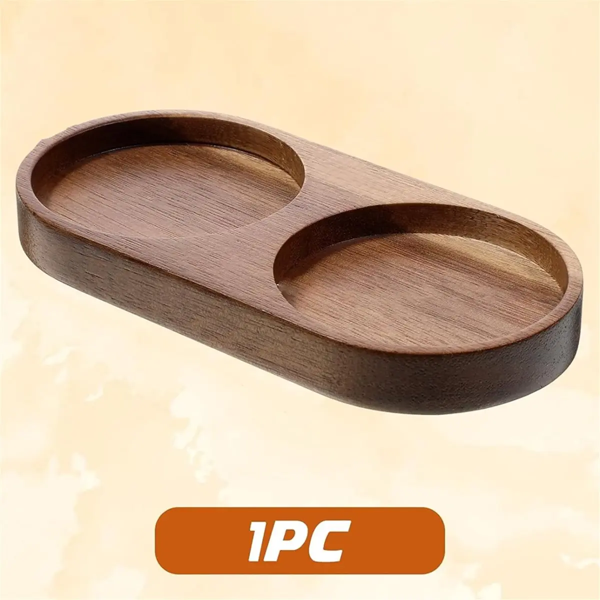 Industrial Tools Wood Salt and Pepper Grinder Mill Tray, Elegant Kitchen Accessory for Spices and Condiments