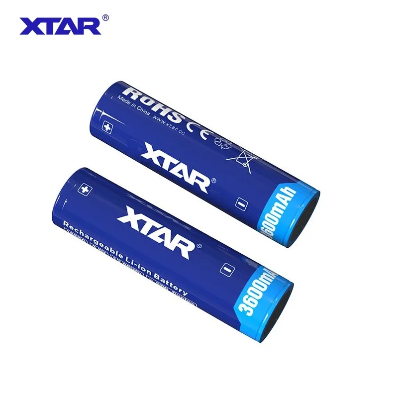 Imagem -03 - Bateria Li-ion Recarregável Xtar Alta Capacidade 3600mah 18650