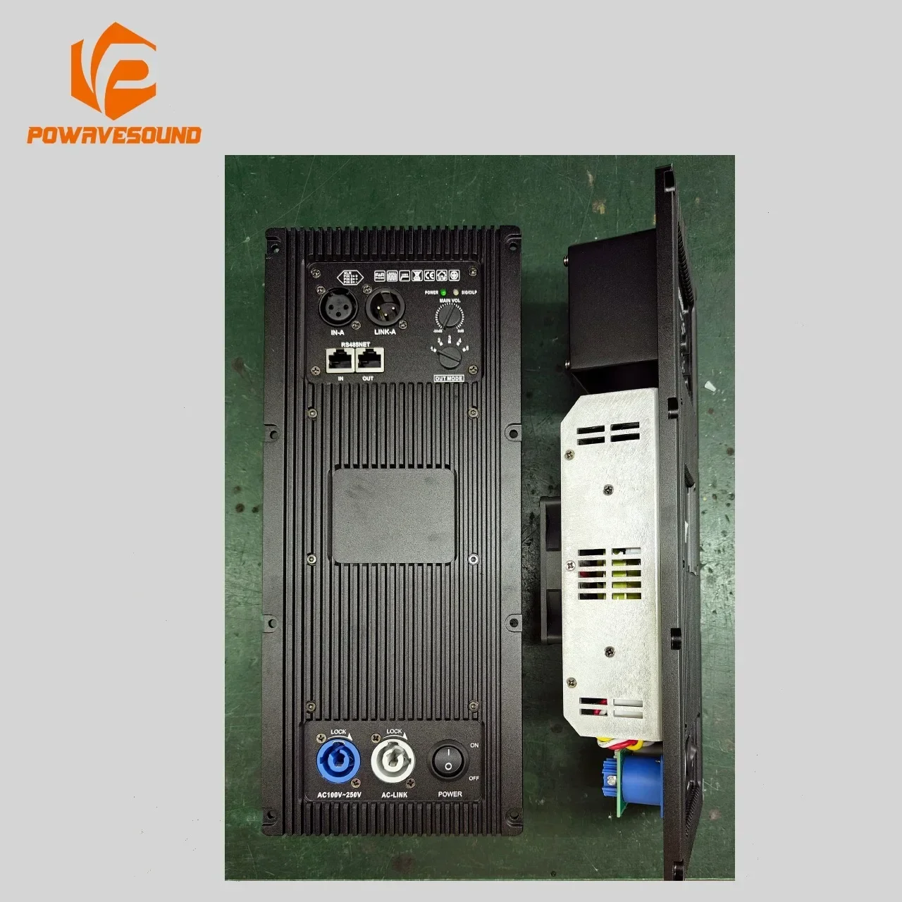New D2.310FIR 300 + 1000W Active Line Array PA Speaker Bi-AMP Amplifier Module DSP Control And FIR Designer Inside