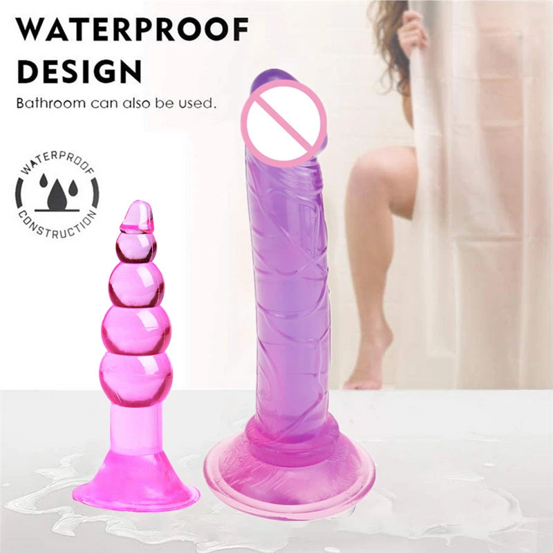 Mini Dildo Female Masturbator Realistic Penis Sucker Cup Dildos Anal Sex Toys For Woman Men Adults Couples Vaginal Masturbation