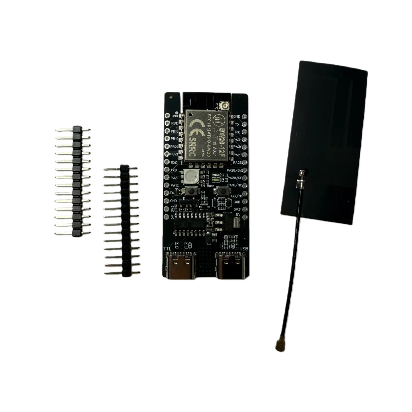 BW20 12F BW20-12F-Kit RTL8711 Dual-Band Wi-Fi 2.4GHz 5GHz and Bluetooth 5.0 BLE Bluetooth Module, Supports HT20/HT40