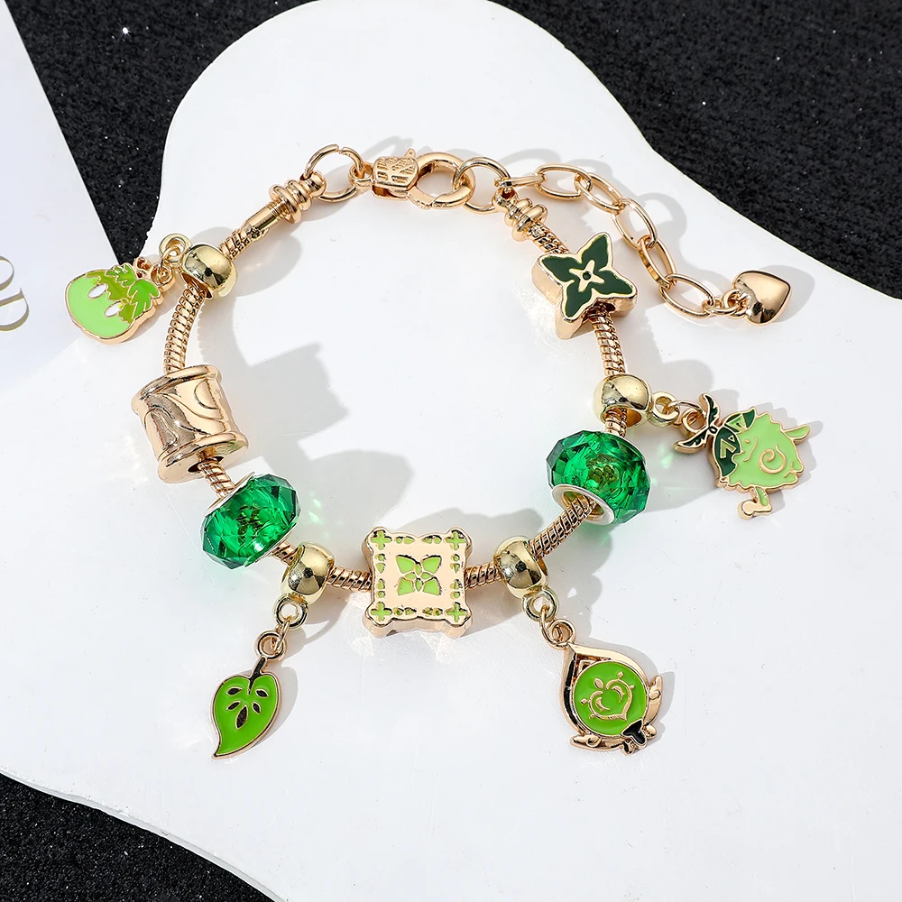 Fashionable two-dimensional game Genshin Impact original god Naxi Dacao element Pan family beaded diy bracelet