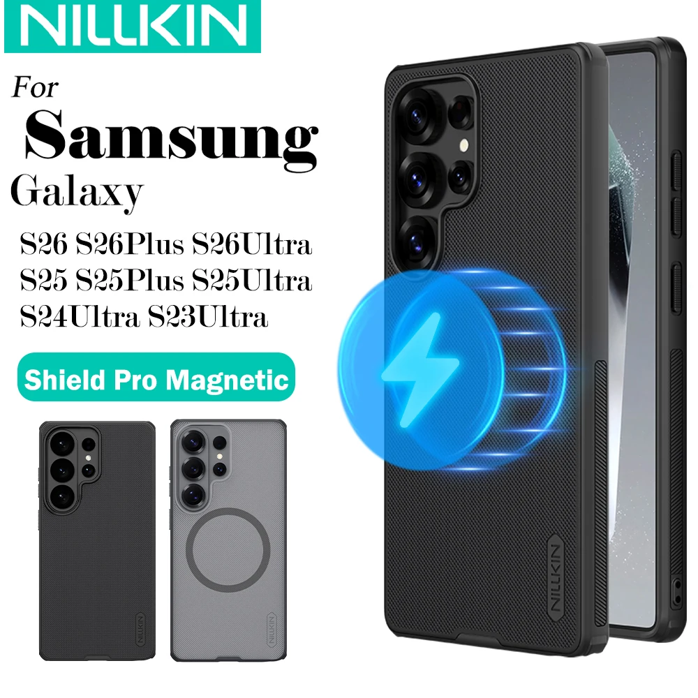 Nillkin für Samsung Galaxy S26 Ultra S26+ S26 Plus S25 Ultra S24 Magnetische Hülle Super Frosted Shield Pro Schutz Rückseiten-Cover