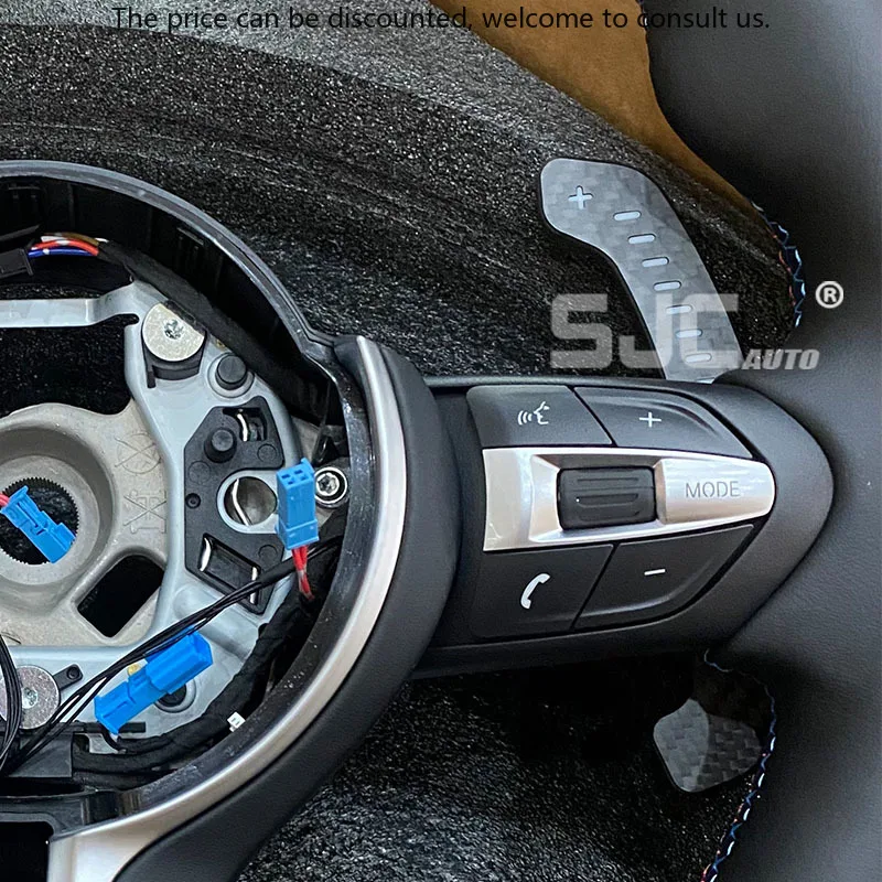 

SJC Suitable For BMW G01 G07 G30 G80 G90 F40 F90 M8 Modified Carbon Fiber LED Magnetic Shift Paddles