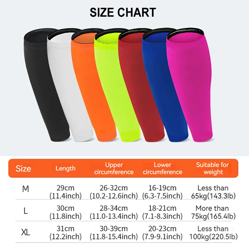 GTUBIKE 1PCS Calf Compression Sleeves for Women Men,Leg Compression Sleeve with Shin Splints Leg Support for Running Cycling