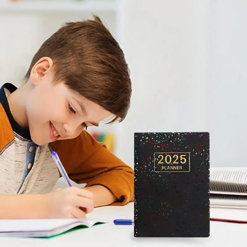 2025 Planner Notebook Taakcontrole Lijst Organisator Agenda Pad Engels Wekelijks Maandelijks Notitieboek Dagelijkse takenlijst Planner voor dagelijks