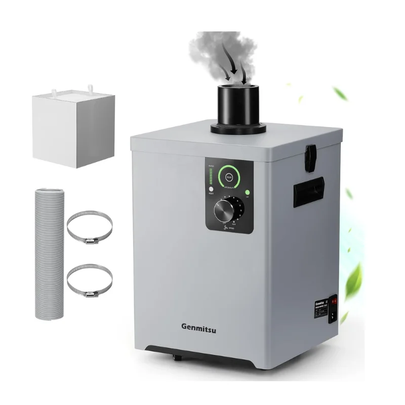 

Genmitsu MD13 Smoke Purifier for Genmitsu L8, Fume Extractor Four Layer Filtration 99.97% Purification Rate,